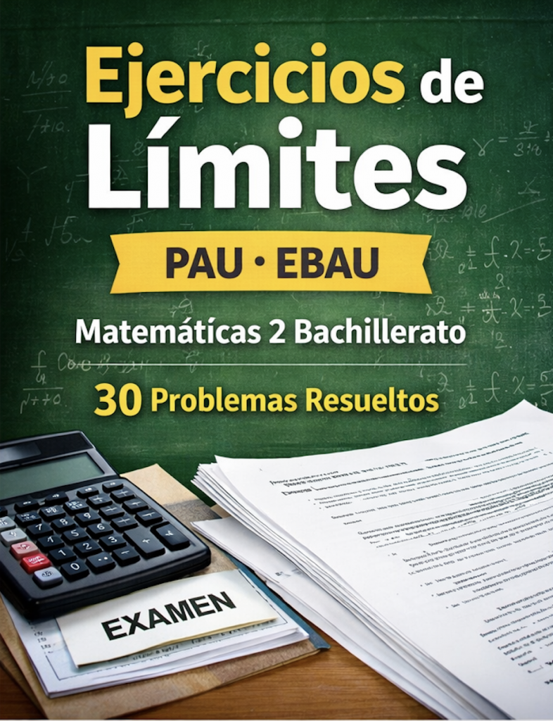 Ejercicios cálculo de límites Matemáticas 2 bachillerato